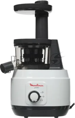 Соковыжималка Moulinex ZU150110 белый/черный, шнековая вертикальная, 150 Вт, 800 мл, электронное, реверс