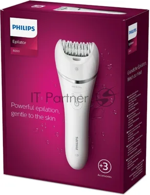 Эпилятор Philips 2 скорости, широкая головка, Wet&Dry, беспроводной