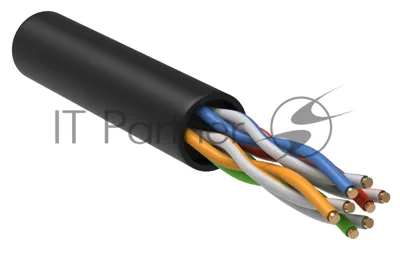 Кабель информационный ITK GENERICA BC3-C5E04-139-305-G кат.5е U/UTP не экранированный 4X2X24AWG LDPE внешний 305м черный