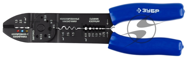 Стриппер многофункциональный, 0.75 - 6 мм2, Зубр Профессионал МT-30