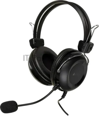Гарнитура A4Tech HU-35 чёрный, проводная