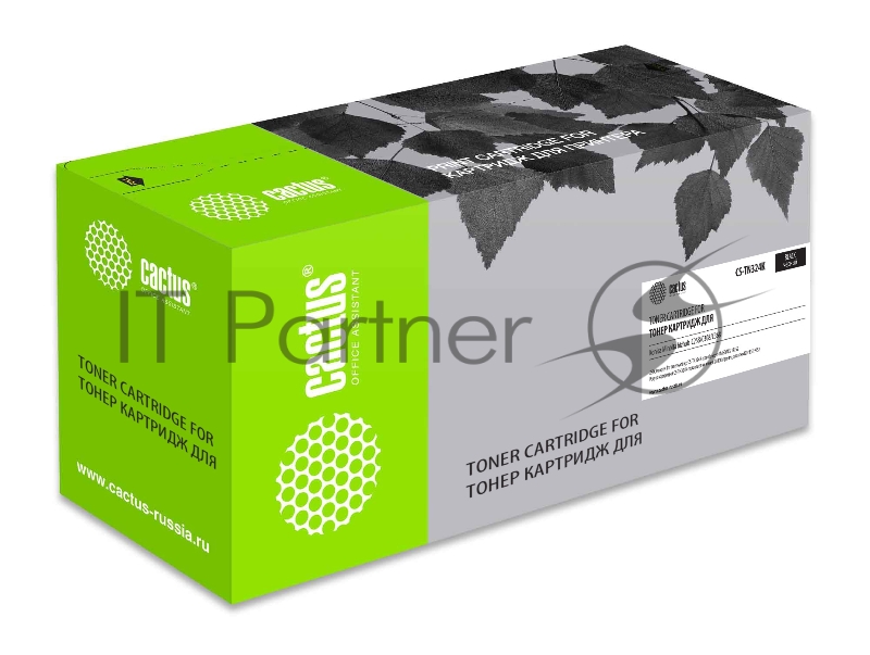 Картридж лазерный Cactus CS-TN324K черный (28000 стр.) для Konica Minolta bizhub C258/C308/C368