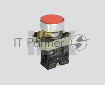 Кнопка управления LAY5-BA51 без подсветки желтая 1з BBT60-BA-K05 IEK