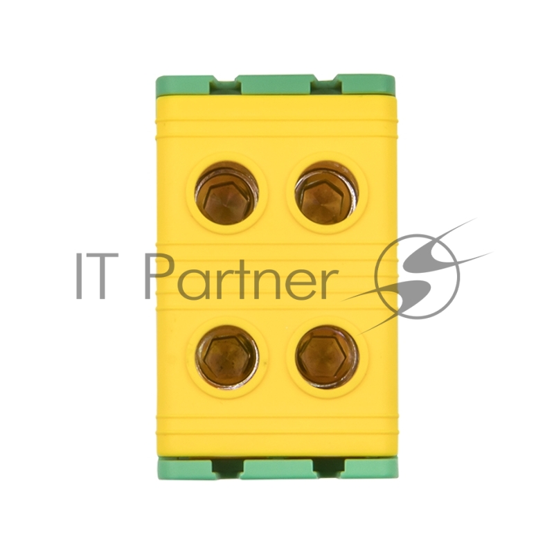 Клемма силовая вводная двойная КСВ 16-50 желто-зеленая EKF PROxima plc-kvs2-16-50-y-green EKF
