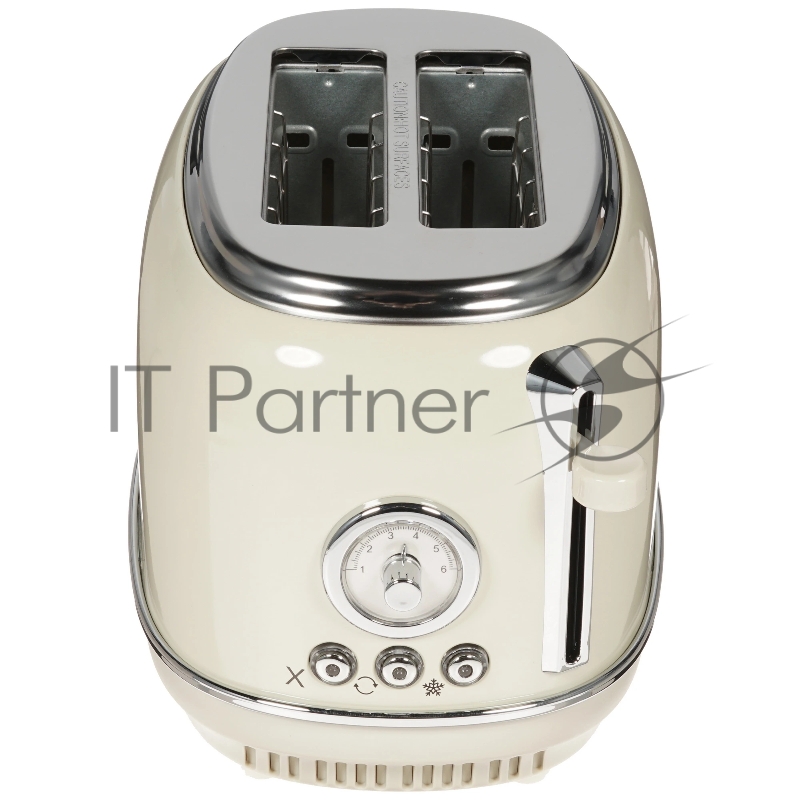 Тостер Tesler TT-245 бежевый, 815 Вт, 2 слота