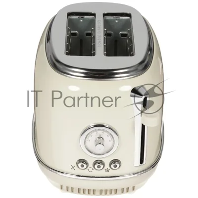 Тостер Tesler TT-245 бежевый, 815 Вт, 2 слота