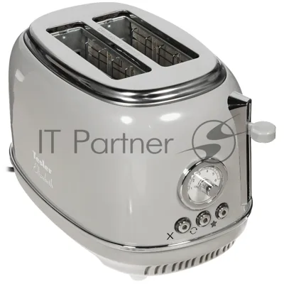 Тостер Tesler TT-245 серый, 815 Вт, 2 слота