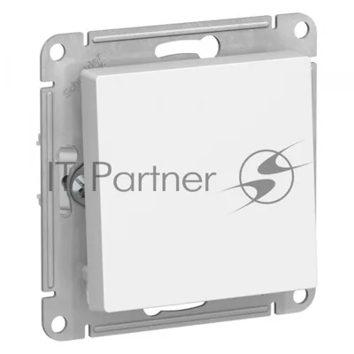 Механизм выключателя 1-кл. СП AtlasDesign 10А IP20 (сх. 1) 10AX с самовозвратом бел.