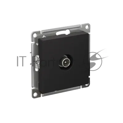 Механизм розетки TV оконечной AtlasDesign 1DB карбон