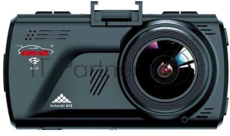 Видеорегистратор Sho-Me A12, 2304x1296, 2.7", GPS/ГЛОНАСС, Wi-Fi, G-сенсор, датчик движения, GPS-информатор