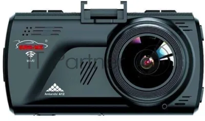 Видеорегистратор Sho-Me A12, 2304x1296, 2.7", GPS/ГЛОНАСС, Wi-Fi, G-сенсор, датчик движения, GPS-информатор