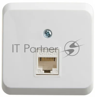 Розетка О/У компьютерная RJ45 ЭТЮД О/У белый кат.5E KOMA-001B Schneider Electric