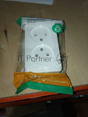 Розетка 2-ая б/з без шторок PA16-005B Schneider Electric ЭТЮД О/У белый