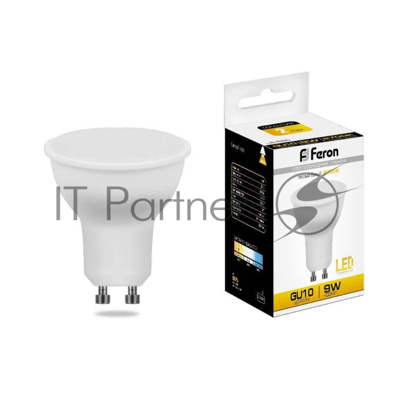 Лампа светодиодная Feron LB-560 9W 230V GU10 2700K MR16