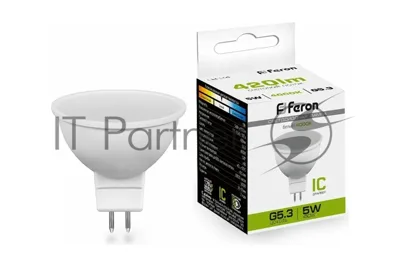 Лампа светодиодная Feron LB-24 5W 230V G5.3 4000K MR16