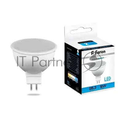 Лампа светодиодная Feron LB-560 9W 230V G5.3 6400K MR16