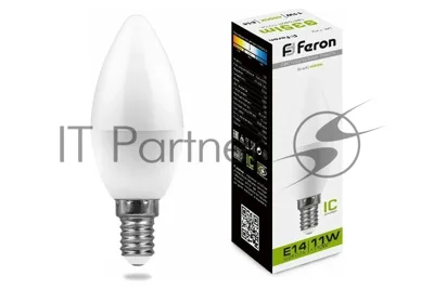 Лампа светодиодная Feron LB-770 11W 230V E14 4000K свеча