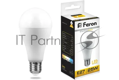 Лампа светодиодная Feron LB-100 25W 230V E27 2700K A65