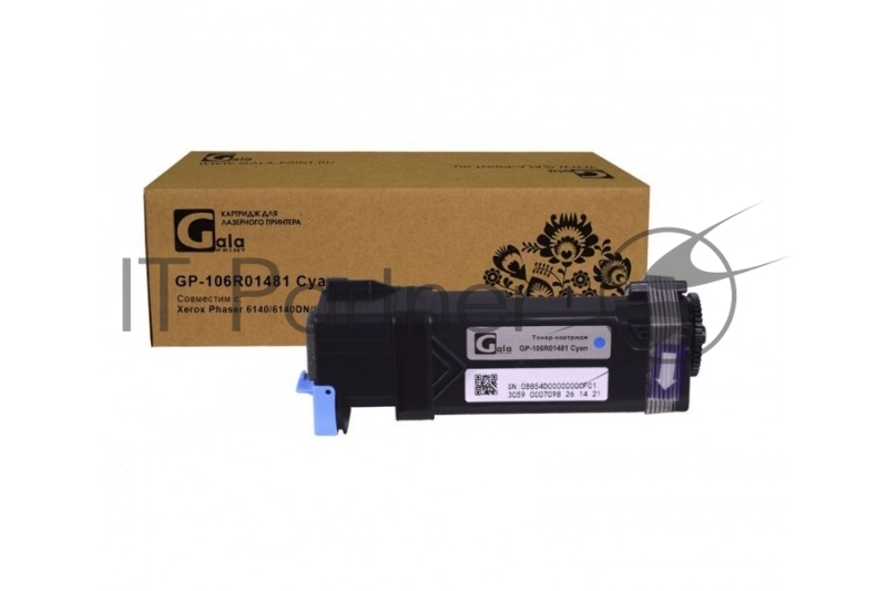 Картридж лазерный GalaPrint GP-106R01481 голубой (2000 стр) для Xerox Phaser 6140/6140DN/6140N
