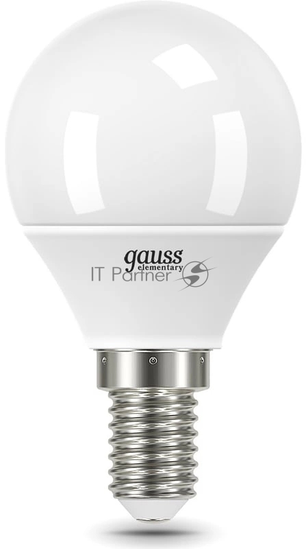 Лампа светодиодная LED Gauss Elementary Шар 12W 920lm E14 4100K