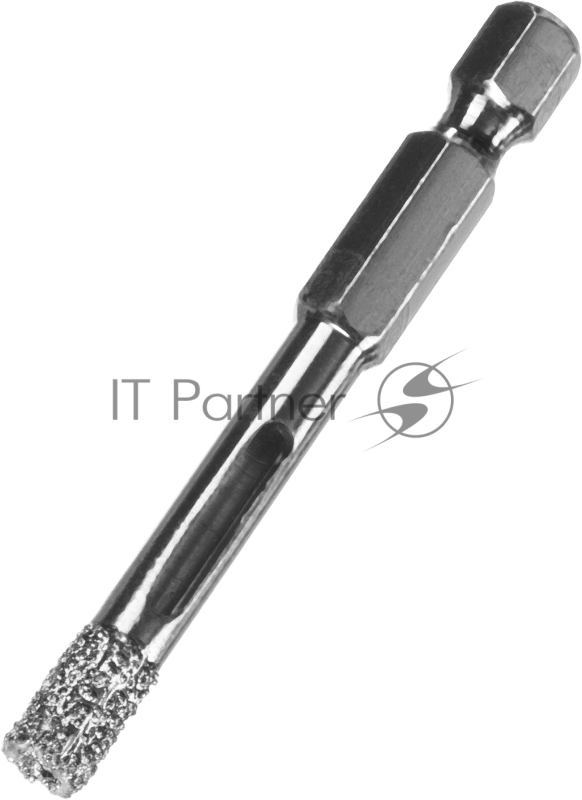 Сверло алмазное универсальное, технология ВВС, d=6 мм, хвостовик HEX 1/4", ЗУБР Профессионал 29865-06
