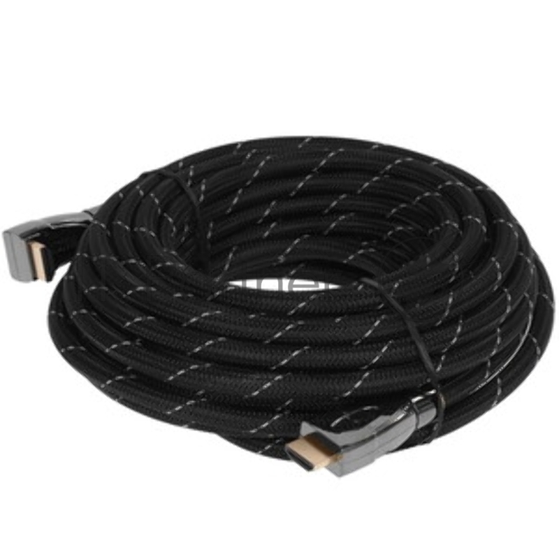 Кабель HDMI C-HM-HM-10M Wize, 10 м, v.2.0, 19M/19M, позол.разъемы, экран, черный, пакет
