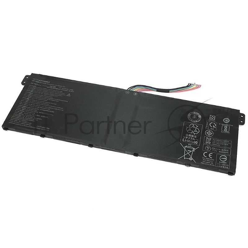Аккумулятор для Acer Aspire A114-31, A114-32, A314-21, A314-31, A315-21, A315-31, A315-33, A315-44, A315-51, A515-51, ES1-523, (Ap16m5j), 37Wh, 7.7V, 4800