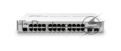 Коммутатор MikroTik CRS326-24G-2S+IN, 24×1 Гбит/с + 2×10 Гбит/с SFP+, управляемый