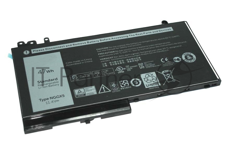 Аккумуляторная батарея для ноутбука Dell Latitude 12 E5270 11.4V 47Wh NGGX5