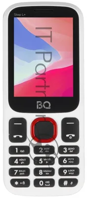Мобильный телефон BQ 2440 Step L+ белый/красный