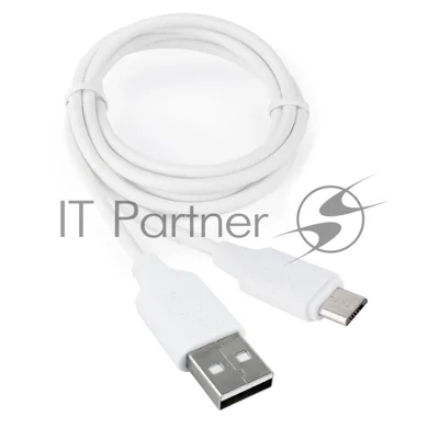 Кабель USB2.0 Cablexpert CCB-mUSB2-AMBMO2-1MW, AM/microB, издание Classic 0.2, 1м, белый, блистер