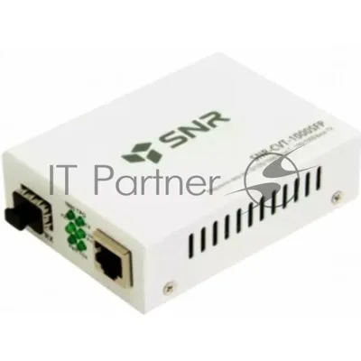 Медиаконвертер SNR 10/100/1000-Base-T/100/1000Base-FX с SFP-портом