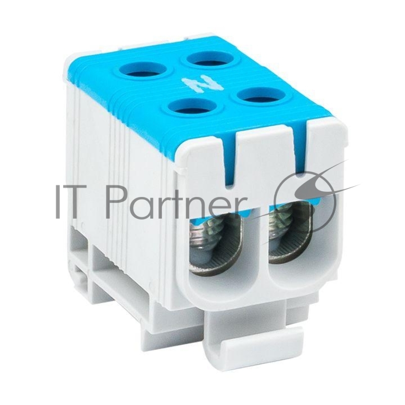 Клемма силовая вводная двойная КСВ 16-50 синяя EKF PROxima plc-kvs2-16-50-blue EKF