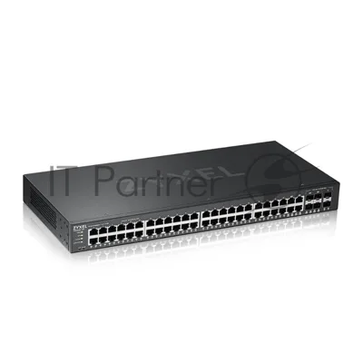 Коммутатор гибридный L2 Zyxel NebulaFlex Pro GS2210-50, rack 19", 44xGE, 4 комбо-порта (SFP/RJ-45), 2xSFP, автономное/облачное управление