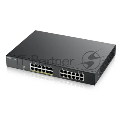 Коммутатор Zyxel GS1900-24EP-EU0101F 24G 12PoE+ 130W управляемый