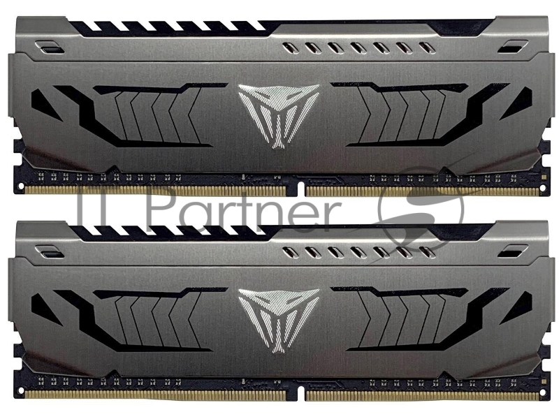 Оперативная память Patriot Viper Steel, DDR4, 16GB (2x8 GB), 3600 MHz, CL18, DIMM, радиатор, черный