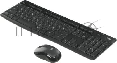 Комплект клавиатура+мышь Logitech MK295 беспроводной, USB, чёрный