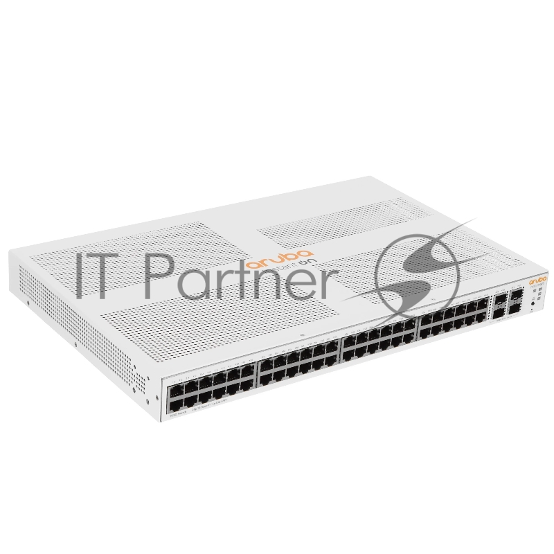 Коммутатор HPE Aruba IOn 1930 48G 4SFP+, 48×1 Гбит/с + 4×10 Гбит/с SFP+, настраиваемый