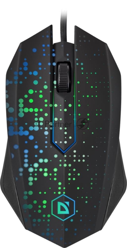Мышь проводная Defender Event MB-754 черный, 1000 dpi, USB, кнопки - 3