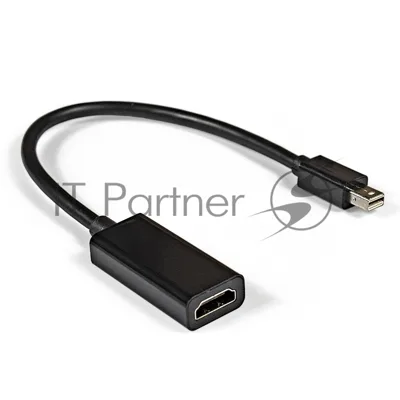 Кабель-переходник ExeGate EX284922RUS miniDisplayPort-HDMI ExeGate EX-mDPM-HDMIF-0.15 (mini20M/19F, 0,15м)