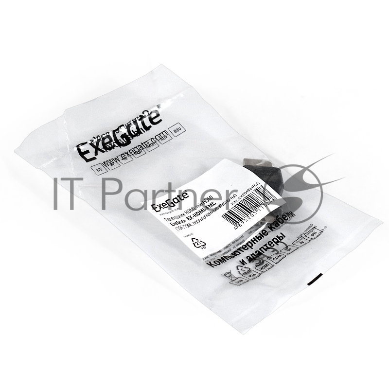 Переходник Exegate EX284924RUS HDMI-miniHDMI EX-HDMI-FMC (19F/19M, позолоченные контакты)