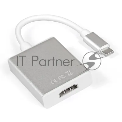 Кабель-адаптер ExeGate EX284937RUS Type C-HDMI ExeGate EX-CM-HDMIF-0.15 (USB Type C/19F, 0,15м)