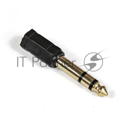 Переходник аудио Exegate EX284949RUS EX-AA-3F6M (6.35мм Jack M/3.5мм Jack F)