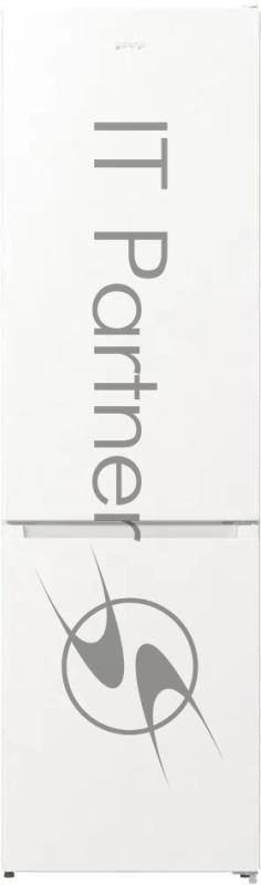 Холодильник Gorenje NRK6201PW4 белый двухкамерный 235/96л морозилка снизу, No Frost