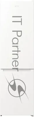 Холодильник Gorenje NRK6201PW4 белый двухкамерный 235/96л морозилка снизу, No Frost