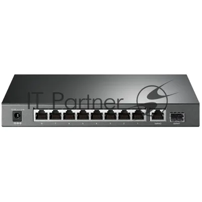 Коммутатор TP-Link TL-SG1210P, 8×1 Гбит/с PoE+ + 1×1 Гбит/с Uplink + 1×1 Гбит/с SFP, неуправляемый