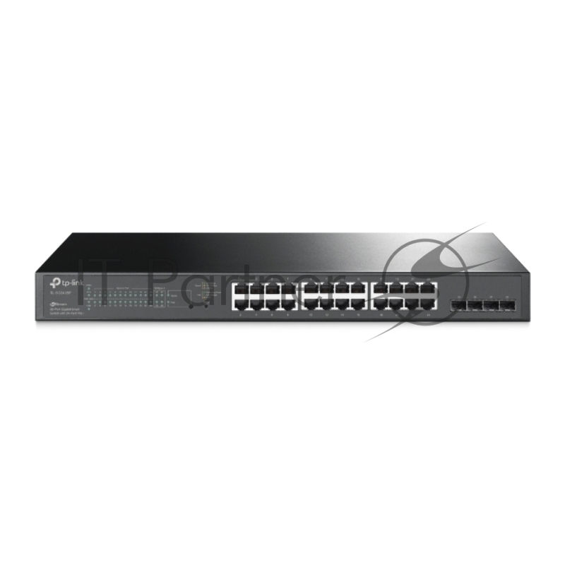 Коммутатор TP-Link TL-SG2428P JetStream гигабитный Smart коммутатор на 24 порта PoE+ и 4 SFP-слота SMB