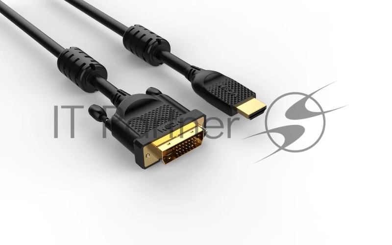 Кабель HDMI AM/DVI(24+1)M, 3 м, CU, 1080P@60Hz, 2F, VCOM CG484GD-3M