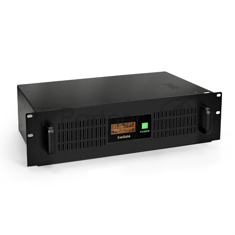 Источник бесперебойного питания ExeGate ServerRM UNL-1500.LCD.AVR.С13.RJ.USB.3U 1500VA/900W, LCD, AVR, 4*C13, RJ45/11, USB, 3U