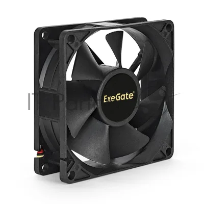 Вентилятор для корпуса ExeGate ExtraPower EP08025S2P черный, 80 мм, 2800 об/мин, 29 дБ, 2 pin